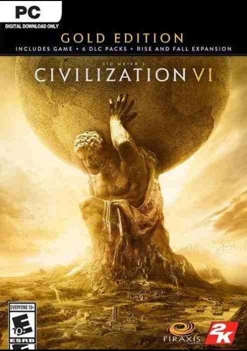 Sid Meier's Civilization VI Gold Edition Upgrade Steam CD Key