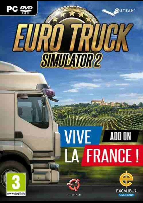 Euro Truck Simulator 2 + Vive la France DLC Bundle Steam CD Key