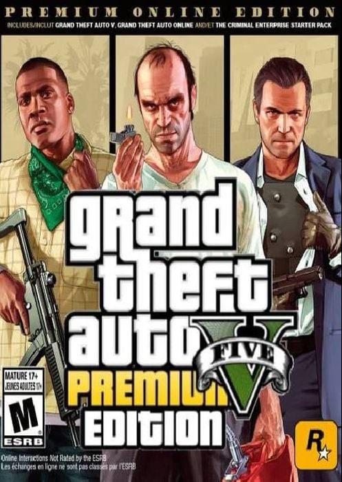 Grand Theft Auto V: Premium Online Edition & Megalodon Shark Card Bundle Rockstar Digital Download CD Key